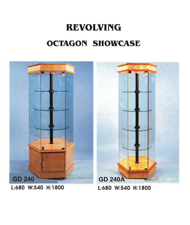 Revolving Octagon Showcase